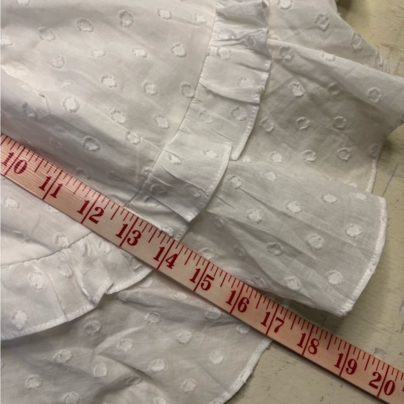 Hello Molly Weekly Sweetness Dress Plunging Neck Lack Up Back White New Small 4 - Picture 6 of 8